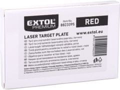 Extol Premium Terč pro zvýraznění laser. paprsku, červený