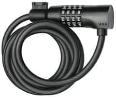 AXA Zámek na kolo AXA Cable Resolute C8-180 Code černá mat