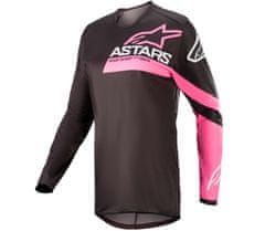 Alpinestars Dámský motokrosový dres Stella Fluid jersey black/pink fluo vel. M
