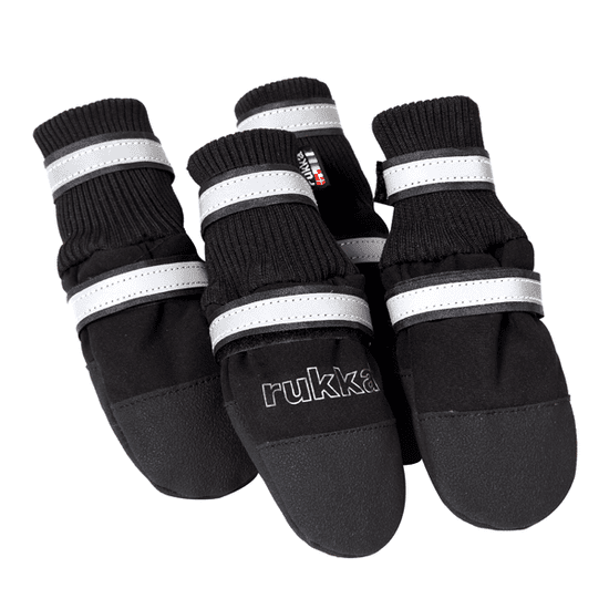 RUKKA PETS Rukka Thermal Shoes zimní botičky - sada 4ks, černé / vel. 1