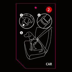 RUKKA PETS Rukka Car Harness bezpečnostní postroj do auta M