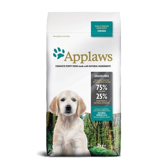 Applaws granule Dog Puppy Small & Medium Breed Kuře 2kg