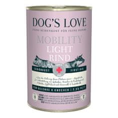 Dog's Love konzerva DOC Light Mobility hovězí 400g