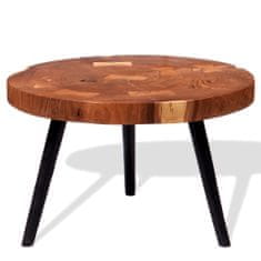 Greatstore Konferenční stolek ze špalků masivní akácie (55–60)x40 cm