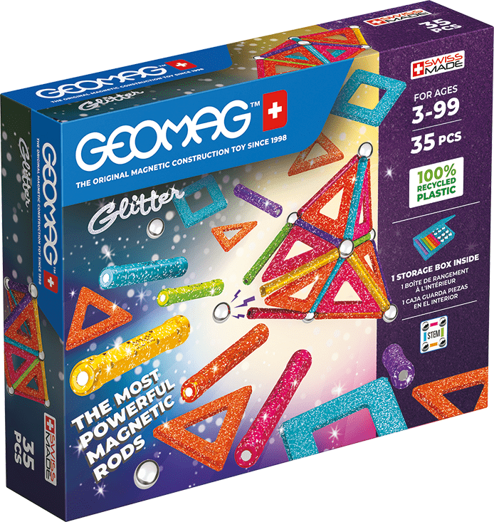 Geomag Glitter panels Recycled 35