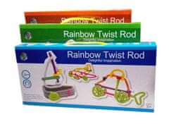 KIK Rainbow Twist Rod 61 dílků - kroucené dráty