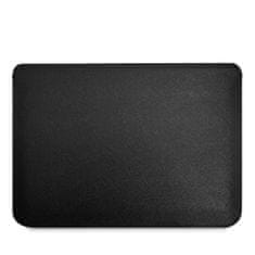 Guess Triangle Saffiano Sleeve pouzdro pro MacBook 13/14" Černá