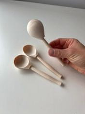 Ulanik Dřevěná sada "Wooden small spoons" 3 ks