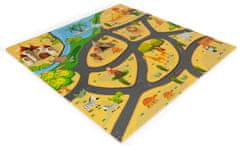 EcoToys Pěnové puzzle Safari s okraji