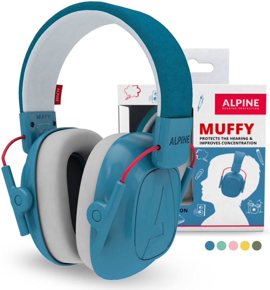Levně ALPINE Hearing Muffy, modrá