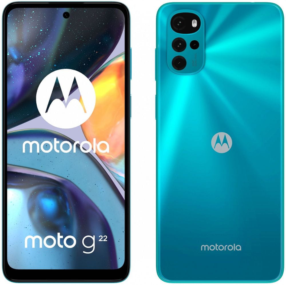 Motorola Moto G22, 4GB/64GB, Blue - použité