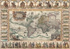 Art puzzle Puzzle Historická mapa světa 1000 dílků