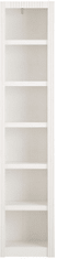 Danish Style Knihovna Bail II., 213 cm, bílá
