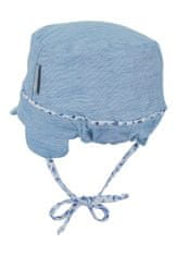 Sterntaler čepička baby chlapecká UV 50+ modrá, Bio bavlna 1612117, 45