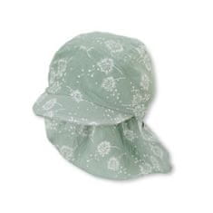 Sterntaler čepice s plachetkou dívčí pampelišky, zelená UV 50+ 1422122, 49