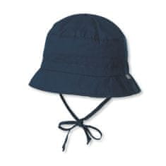 Sterntaler klobouček uni PURE 50+UV filtr tmavě modrý, zavazovací 1501450, 45