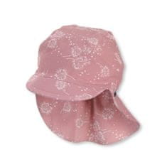 Sterntaler čepice s plachetkou dívčí pampelišky, růžová UV 50+ 1422122, 49