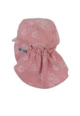 Sterntaler čepice s plachetkou dívčí pampelišky, růžová UV 50+ 1422122, 49
