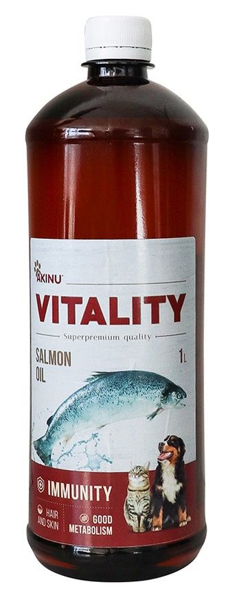 Levně Akinu VITALITY lososový olej 1 L