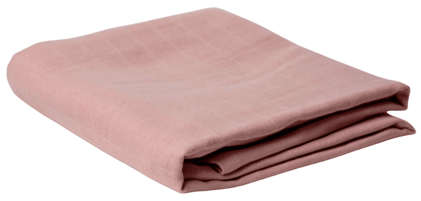 Levně TERRA GAIA Osuška 100% organic cotton 120x120 cm pink