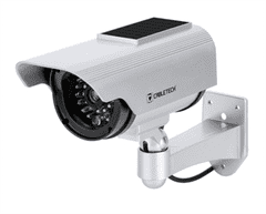 Cabletech Atrapa kamery Cabletech DK-12 Silver URZ0993, Bullet, Solar, LED