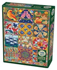 Cobble Hill Puzzle Dvanáct dní vánoční deky 1000 dílků