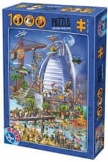 D-Toys Puzzle Burj al Arab 1000 dílků