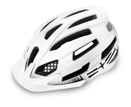 R2 Cyklistická helma Spirit ATH33B/L 58-61cm bílá mat