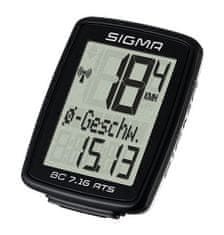 Sigma Tachometr SIGMA BC 7.16 ATS 7 funkcí bezdrátový