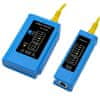 W-Star Tester kabelů UTP WS468BU RJ45 RJ11 RJ12 STP Cat5e Cat7 modrá