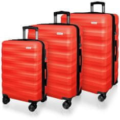 AVANCEA® Sada cestovních kufrů DE27922 Red SML