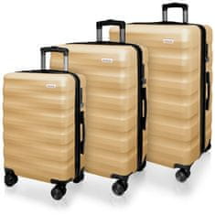 AVANCEA® Sada cestovních kufrů DE27922 Gold SML
