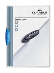 Durable Desky A4 Swingclip - kapacita 30 listů / modrá