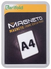 Tarifold Kapsy magnetické Tarifold Magneto - A4 / stříbrná / 2 ks