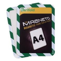 Tarifold Kapsy Tarifold Magneto bezpečnostní - A4 / zeleno-bílá / 2 ks / magnetické