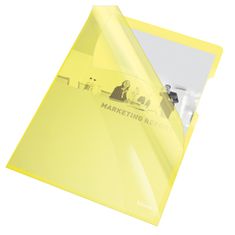 Esselte Zakládací obal A4 silný barevný - tvar L / žlutá 25 ks