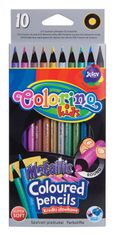 Colorino Pastelky metalické Colorino - 10 barev