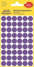 Avery Zweckform Kulaté značkovací etikety 3115 | Ø 12 mm, 270 ks, fialová