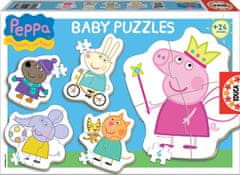 Educa Baby puzzle Prasátko Peppa 5v1 (3-5 dílků)