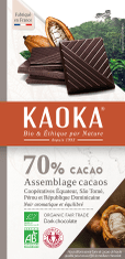 KAOKA Bio hořká čokoláda 70% 100 g