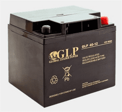 MW Power Baterie olověná 12V / 40Ah GLP 40-12 AGM VRLA gelový akumulátor, M6