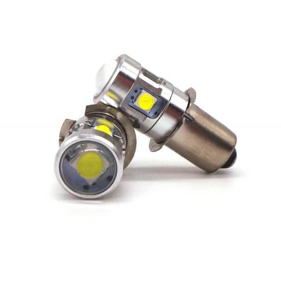 motoLEDy LED žárovka PX13.5, P13, P13.5s 6V pro svítilny