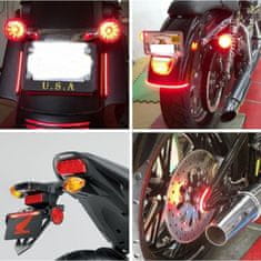 motoLEDy FLEX LED zadní světla doraz, Poloha, směr motocyklu