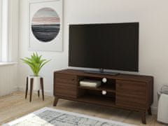 Danish Style TV stolek Caitlin, 140 cm, hnědá