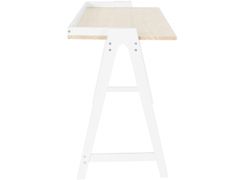 Danish Style Pracovní stůl Alvin, 120 cm, přírodní / bílá