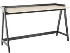 Danish Style Pracovní stůl Alvin, 120 cm, přírodní / černá