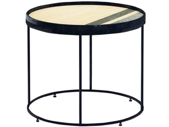 Danish Style Konferenční stolek Portia, 49 cm, černá