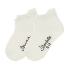 Sterntaler Ponožky kotníčkové PURE krémové 8511610, 18