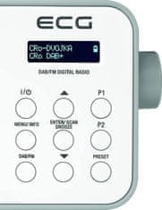ECG Radiopřijímač RD 110 DAB White