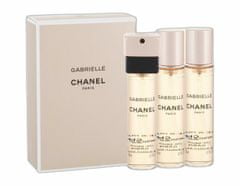 Chanel 3x20ml gabrielle, parfémovaná voda, náplň